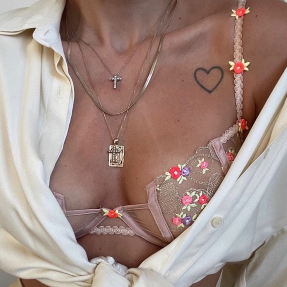 New!For Love and Lemons Maeve Underwire Bra - Picture 1 of 13